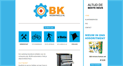 Desktop Screenshot of bk-webwinkels.nl