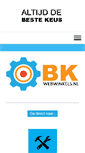 Mobile Screenshot of bk-webwinkels.nl